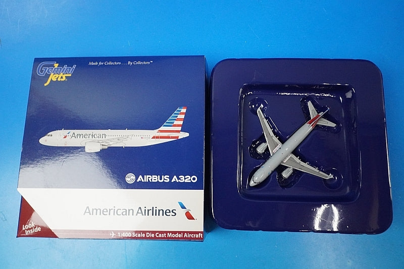 1:400 A320-200 AA American N117UW GJAAL1583 Gemini airplane model