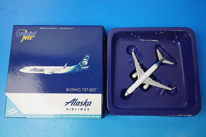 1:400 B737-800 Alaska New Paint N563AS GJASA1501 Gemini airplane model