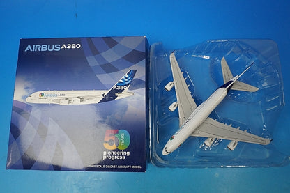 1:400 A380-800 House Color 50 Years Pioneering Progress F-WWOW LH4148 JC Wings airplane model