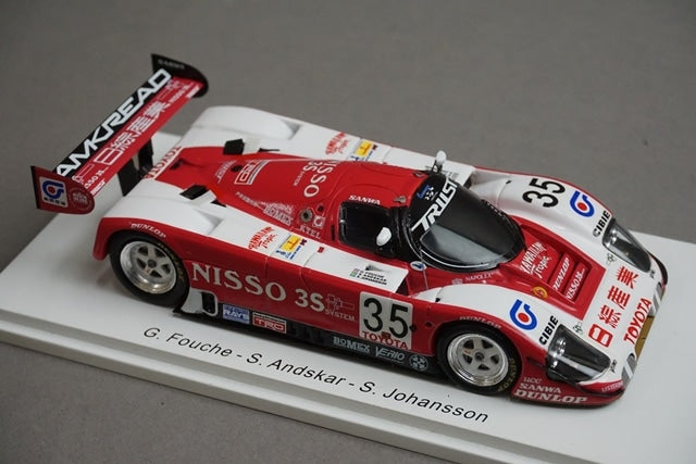 1:43 Spark S2368 Toyota 92C-V Le Mans 5th 1992 #35 model car