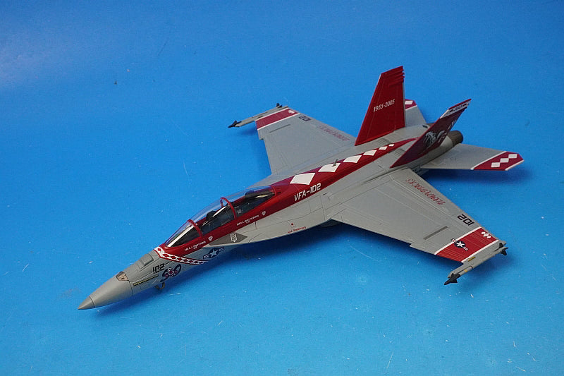 1:72 F/A-18F (two-seat version), U.S. Navy Strike Fighter Squadron 102, Diamondbacks, 50th Anniversary of Squadron Establishment, Atsugi Air Base, NF102/#165882 HA5132 Hobby Master airplane model