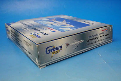 1:400 British B747-400 Chelsea Rose G-CIVB GJBAW021 Gemini airplane model
