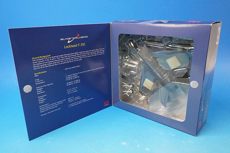 1:72 F-35C Lightning II US Navy 101st Fighter Attack Squadron Grim Reapers Commander of Air Group (CAG) Aircraft #101 HA6201 Hobby Master airplane model