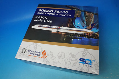 1:200 B787-10 Singapore 9V-SCN L2038 SQ Wings airplane model