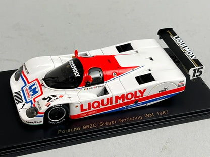 1:43 Spark RS1609 Raceland Custom Porsche 962C Sieger Norisring WM 1987 #15 M. Baldi / J. Palmer
