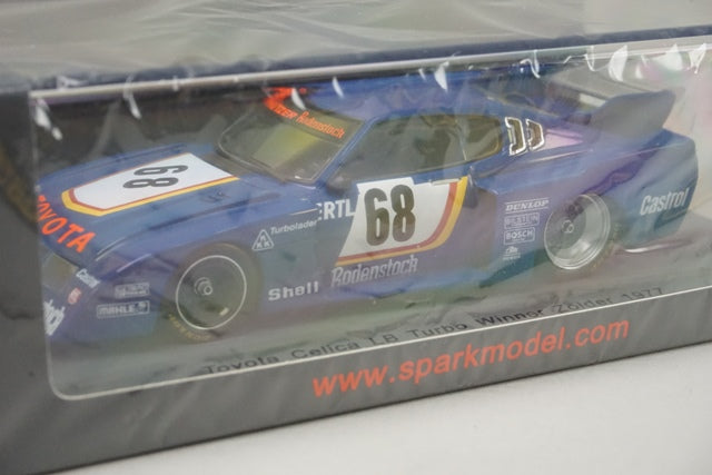 1:43 SPARK S7700 Toyota Celica LB Turbo Winner Zolder 1977 #68