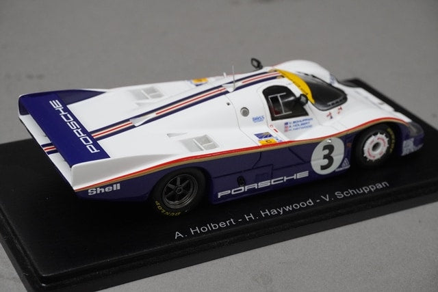 1:43 SPARK 43LM83 Porsche 956 #3 Winner LM 1983 V.Schuppan/H.Haywood/A.Holbert model car