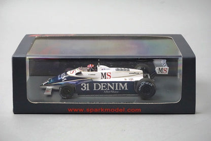 1:43 SPARK S4851 Ozella FA1 French GP E.Cheever 1980 #31