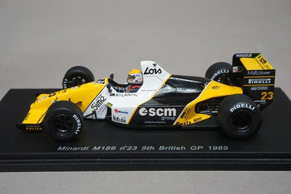 1:43 SPARK S4110 Minardi M189 British GP 1989 #23