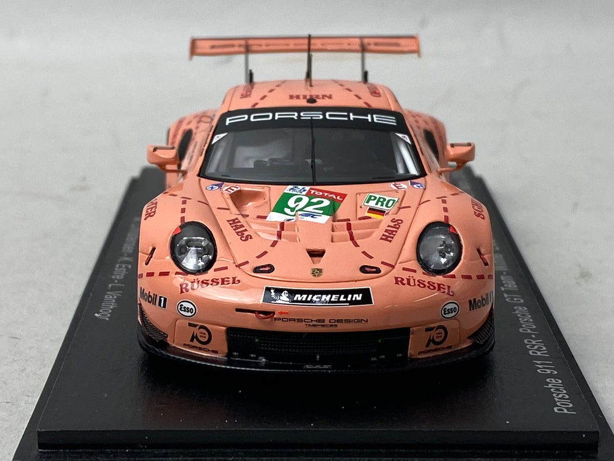 1:43 SPARK S7033 Porsche 911 RSR #92 Winner LMGTE Pro class 24h Le Mans 2018