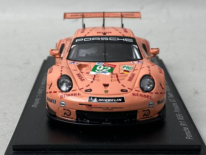 1:43 SPARK S7033 Porsche 911 RSR #92 Winner LMGTE Pro class 24h Le Mans 2018