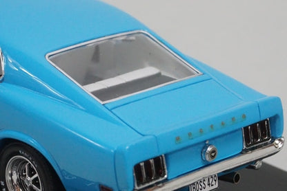 1:43 SPARK PS003A Post Hobby Custom Ford Mustang BOSS 429 1970 Blue model car