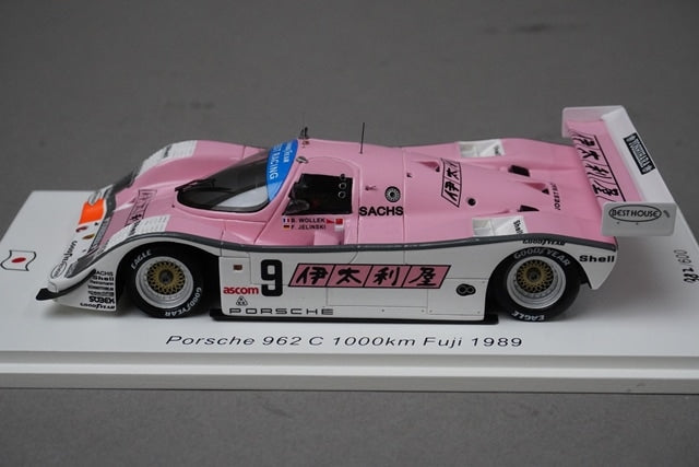 1:43 Spark SJ082 Porsche 962C 1000km Fuji 1989 #9 B.Wolek / F.Jeliński model car