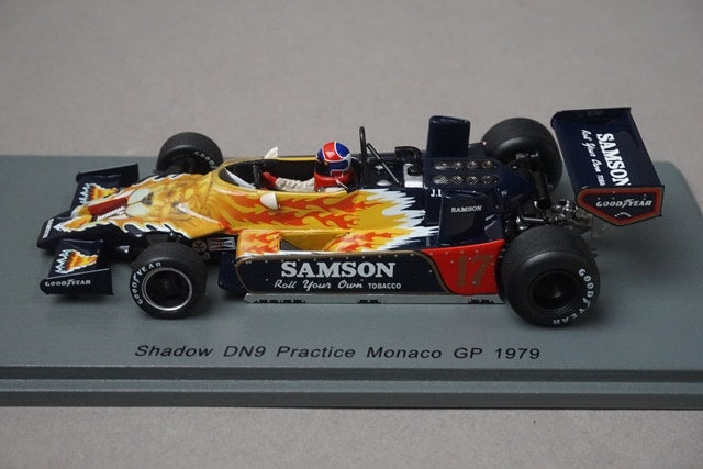 1:43 SPARK S7373 Shadow DN9 #17 Practice Monaco GP 1979 Jan Lammers