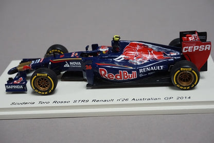 1:43 SPARK S3084 Scuderia Toro Rosso STR9 Renault Australian GP 2014 #26 D.Kvyat