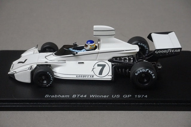 1:43 Spark S4344 Braham BT44 Winner, United States GP 1974 #7 C. Reutemann model car