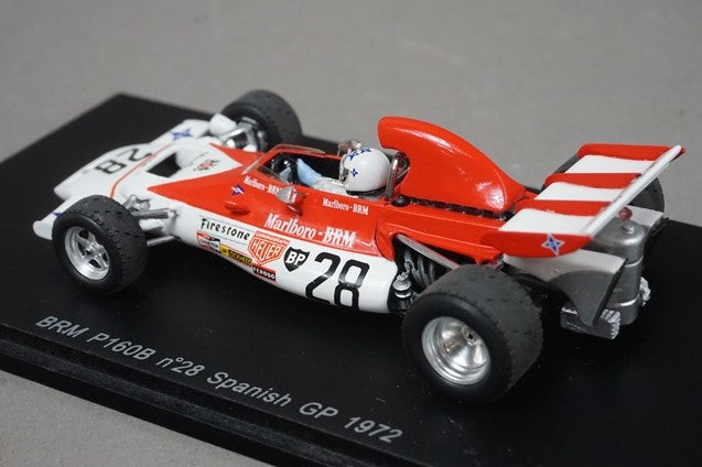 1:43 SPARK S1741 BRM P160B Spanish GP 1972 #28 Alex Soler-Roig