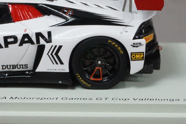 1:43 SPARK S9607 Lamborghini URACAN GT3 evo Team JAPAN Winner Cup Vallelunga 2019 #519