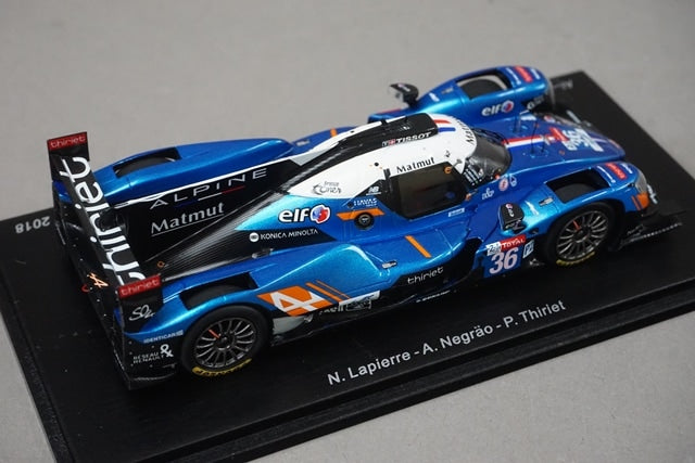 1:43 SPARK S7021 Alpine A470 Gibson Signatech Matmut LMP2 Class Le Mans 24 Hours Winner 2018 #36