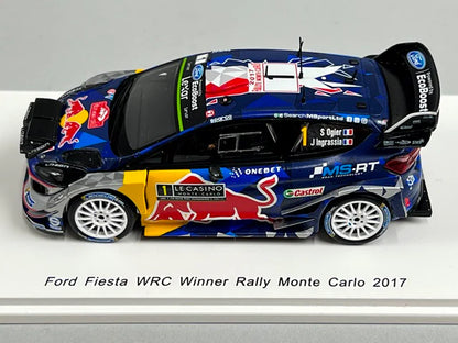 1:43 SPARK S5154 Ford Fiesta Monte Carlo Rally Winner 2017 #1