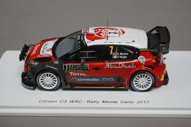 1:43 SPARK S5155 Citroen C3 WRC Monte Carlo Rally 2017 #7