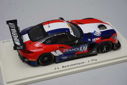 1:43 Spark S6306 Team France Mercedes-AMG GT3 FIA GT Nations Cup Bahrain 2018 #87 J-L.Baubelic / J.Pra