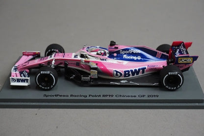 1:43 Spark S6085 SportPesa Racing Point RP19 Chinese Grand Prix 2019 #11 S. Perez model car