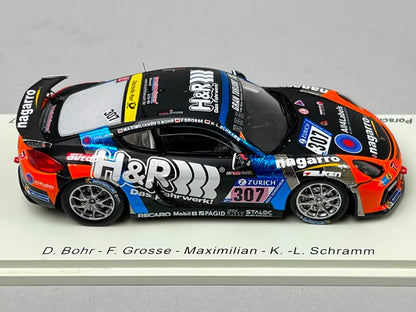 1:43 Spark SG331 Porsche Cayman 981 GT4 CS Teichmann Racing Nurburgring 24H 2017 #307