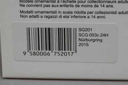 1:43 SPARK SG201 SCG 003c #9 24h Nurburgring 2015 model car