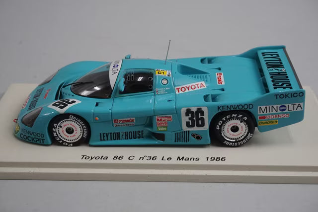 1:43 SPARK S2352 Toyota 86 C Le Mans 24h LEYTON HOUSE 1986 #36