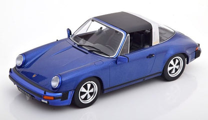 KKDC180681 KK scale 1:18 Porsche 911 Carrera 3.0 Targa 1977 blue-metallic