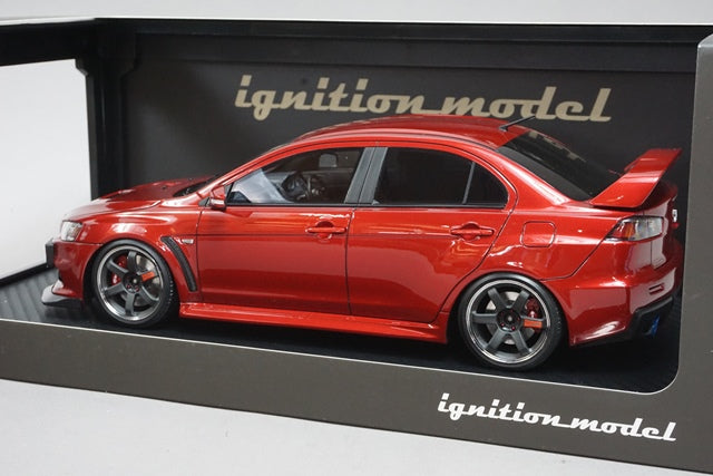 1:18 ignition model IG2293 Mitsubishi Lancer Evolution X (CZ4A) Red Metallic