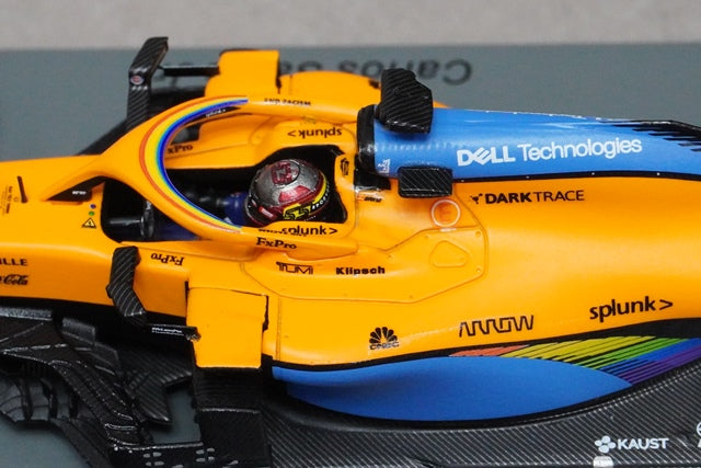 1:43 SPARK S6481 McLaren MCL35 Italian GP Carlos Sainz Jr. 2020 #55 model car