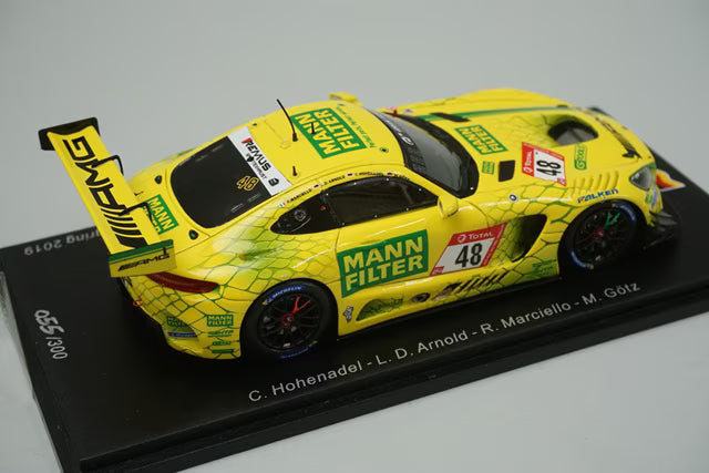 1:43 Spark SG550 Mercedes-AMG GT3 Team Mannfilter Nürburgring 24H 2019 #48