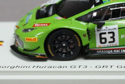 1:43 SPARK SB283 Lamborghini Huracan GT3 GRT Grasser Racing Team SPA 24h 2015 #63