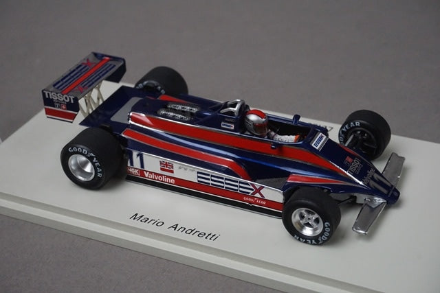 1:43 Spark S4285 Lotus 81 Monaco GP 1980 #11 M. Andretti model car