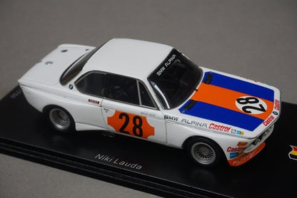 1:43 SPARK SB226 BMW CSL coupes de SPA Winner N.Lauda 1973 #28