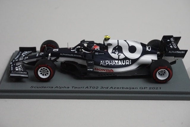 1:43 SPARK S7668 Scuderia Alpha Tauri  Azerbaijan GP 2021 #10 P.Gasly model car