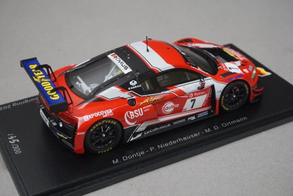 1:43 SPARK SG695 Audi R8 LMS GT3 Car Collection Motorsport 2nd Pro-AM class Nurburgring 24h 2020 #7