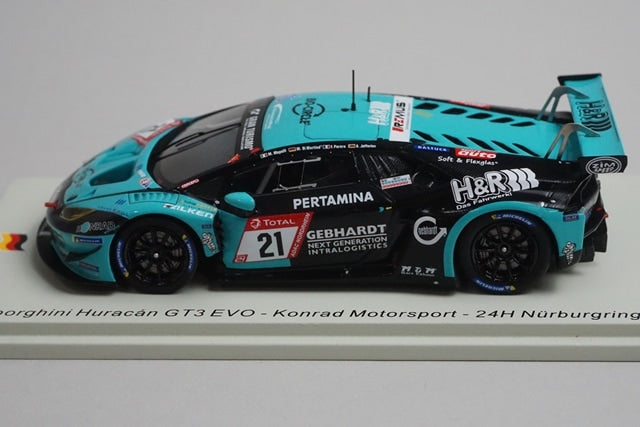 1:43 SPARK SG711 Lamborghini Huracan GT3 EVO Konrad Motorsport Nurburgring 24h 2020 #100 #21