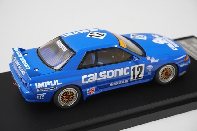 1:43 HPI 8023 Nissan CALSONIC Skyline JTC 1990 #12 Debut Win