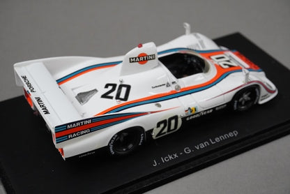 1:43 SPARK 43LM76 Porsche 936 Le Mans 1976 #20 Martini model car