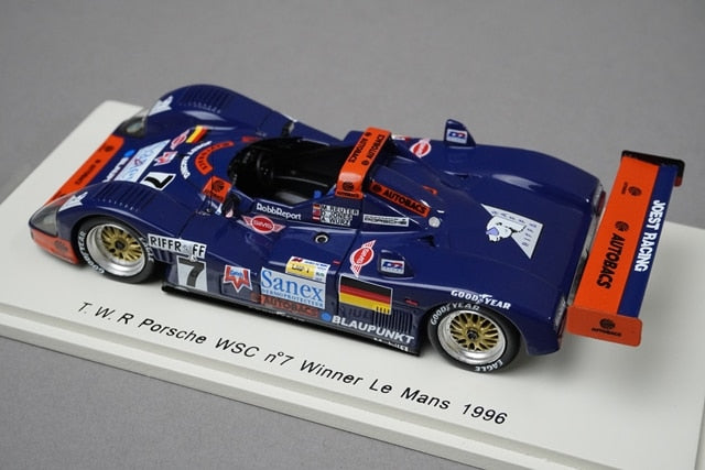 1:43 SPARK 43LM96 T.W.R Porsche WSC Le Mans 24h 1996 #7 model car