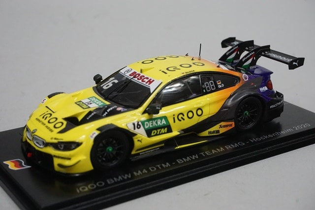 1:43 SPARK SG662 IQOO BMW M4 DTM BMW TEAM RMG Hockenheim T.Glock 2020 #16