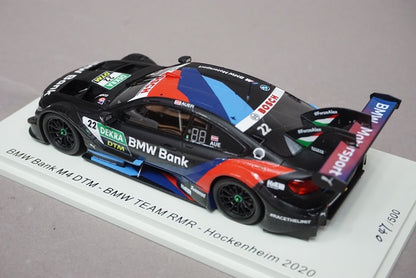 1:43 SPARK SG663 BMW Bank M4 DTM BMW TEAM RMR Hockenheim L.Auer 2020 #22