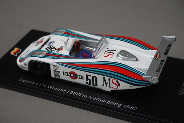 1:43 SPARK SG516 Lancia LC1 1000km Nurburgring Winner 1982 #50 MARTINI