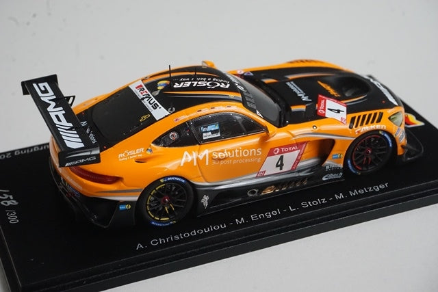 1:43 SPARK SG710 Mercedes AMG GT3 Team HRT Pole Position Nurburgring 24h 2020#4