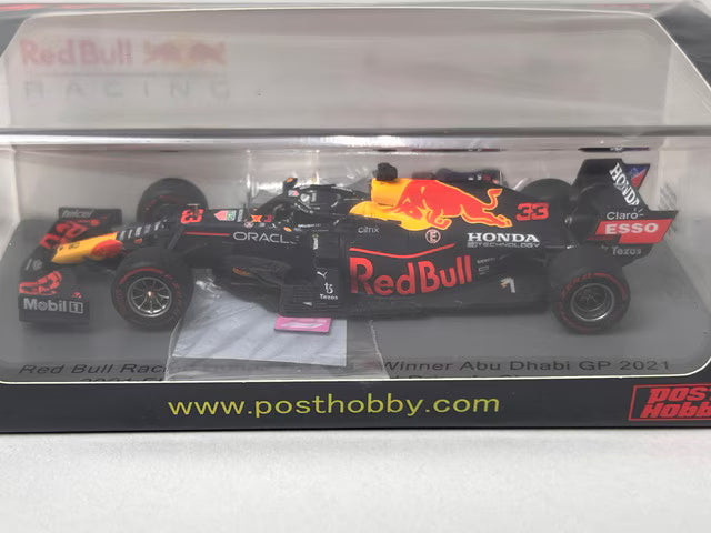 1:43 SPARK SPH43001 Red Bull Racing Honda RB16B Abu Dhabi GP Winner 2021 #33