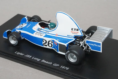 1:43 SPARK S1630 Ligier JS5 Long Beach GP 1976#26 J.Laffite