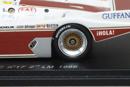 1:43 SPARK S1941 Porsche 962C Le Mans 1986 #17